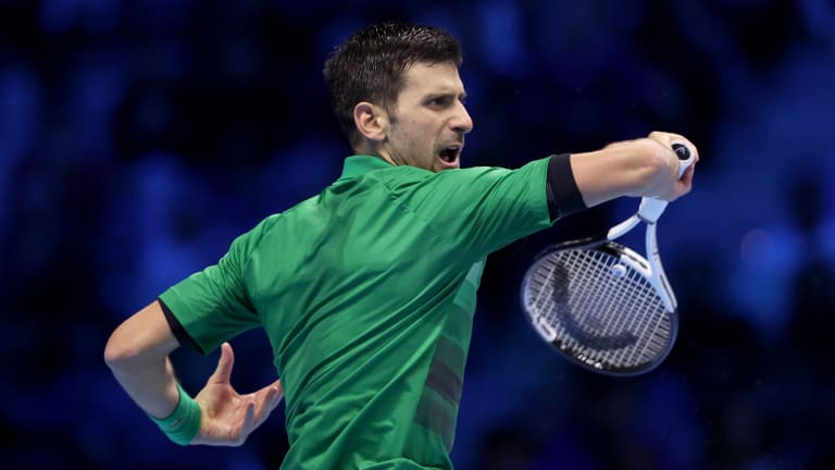 Despite not earning ranking points for winning Wimbledon, despite missing two Slams and four Masters 1000 events, Djokovic finished the year ranked fifth in the world.