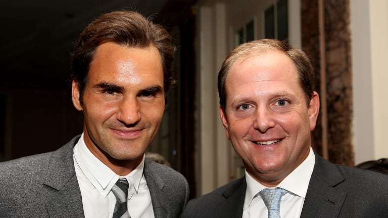 Federer's agent has "front row seat to history" but stays on the move