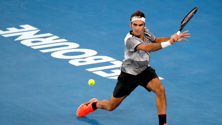 Roger Federer makes more history in Oz with five-set win over Wawrinka
