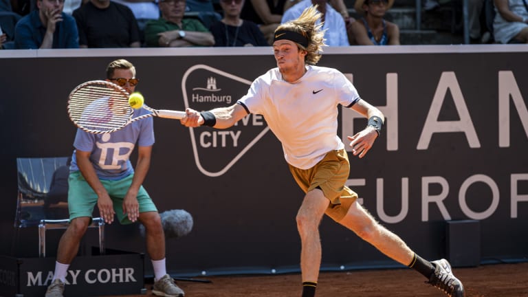 Top 5 Photos, July 26: Rublev roars into semis; Gauff takes over D.C.