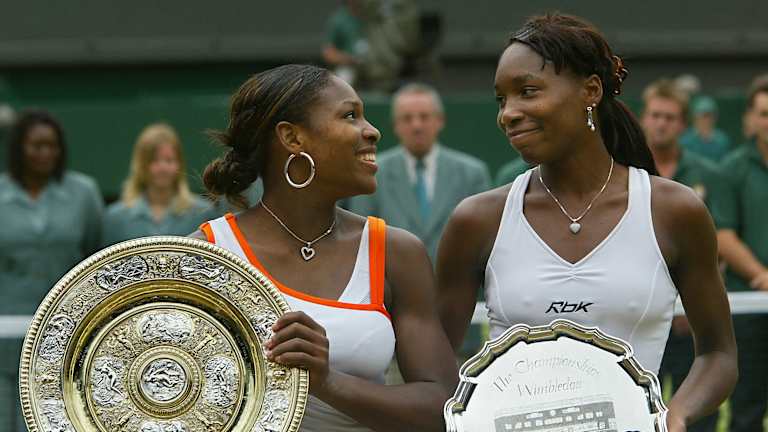 Serena and Venus met again in the final the following year in 2003, with Serena defending her title in three sets.