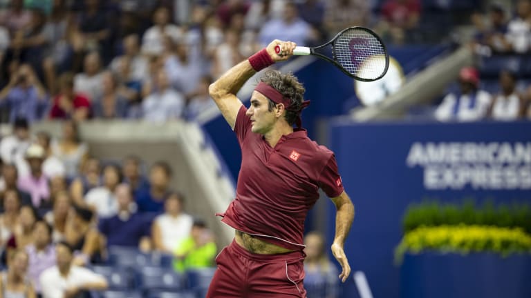 Federer gave fans something to cheer for in US Open win over Nishioka