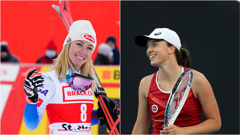 In April 2021, Shiffrin and Swiatek connected for an Instagram Live conversation discussing everything from the grind of traveling and managing pressure to finding happiness. The chat happened not long after the WTA star told Tennis Channel, “it would be a dream come true” if she were friends with the two-time Olympic champion. That’s now a reality.