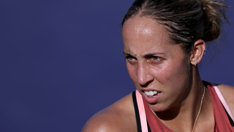 Keys is into the quarterfinals of Indian Wells for the first time.