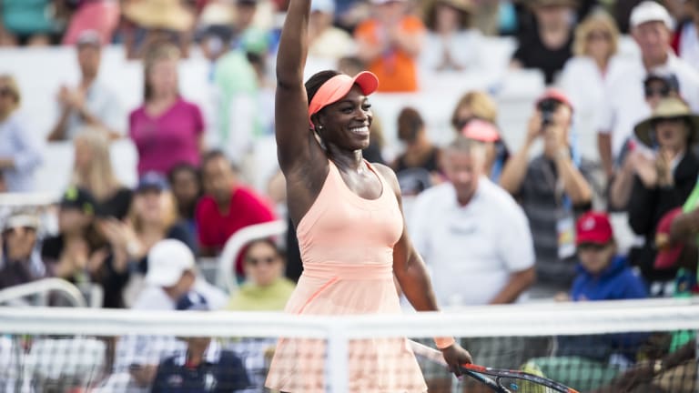 What’s the secret to Stephens’ sudden success? On her opening victory