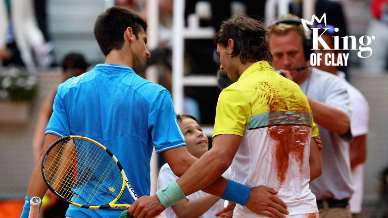 Their rivalry was just getting started, but Rafa wouldn't give Djokovic the upper hand just yet.