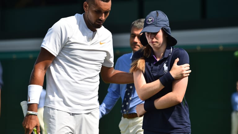 Nick Kyrgios says he’s in a good place. Can he stay there for 2 weeks?