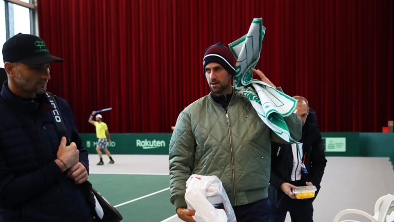 Top 5 photos: Rafa &
Novak set as Davis
Cup Finals begins