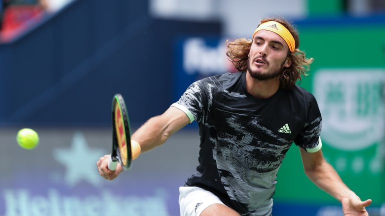 Tsitsipas finally tops Auger-Aliassime, and closes in on ATP Finals