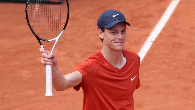 Sinner advanced into his first career Roland Garros semifinal, and extends his 2024 Grand Slam winning streak to 12 in a row.