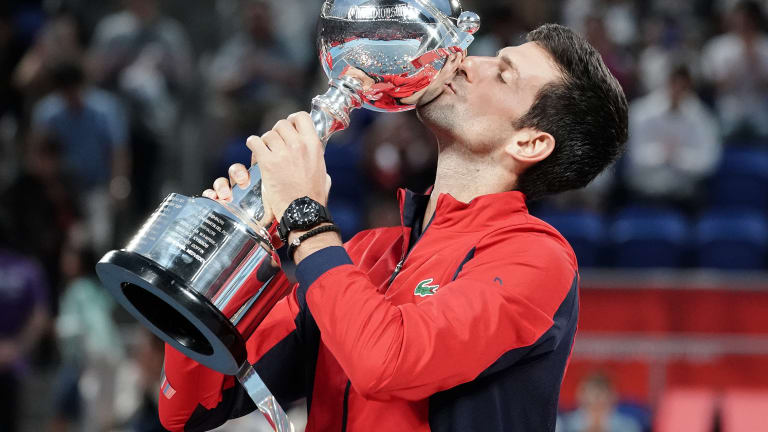 Novak Djokovic completes dream debut in Tokyo with 76th career title