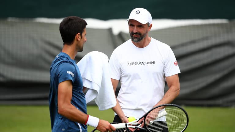 Djokovic credits some of his grass court success to Ivanisevic.