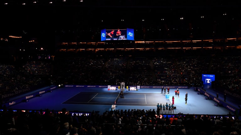 The merging of generations underscores London's ATP Finals sendoff