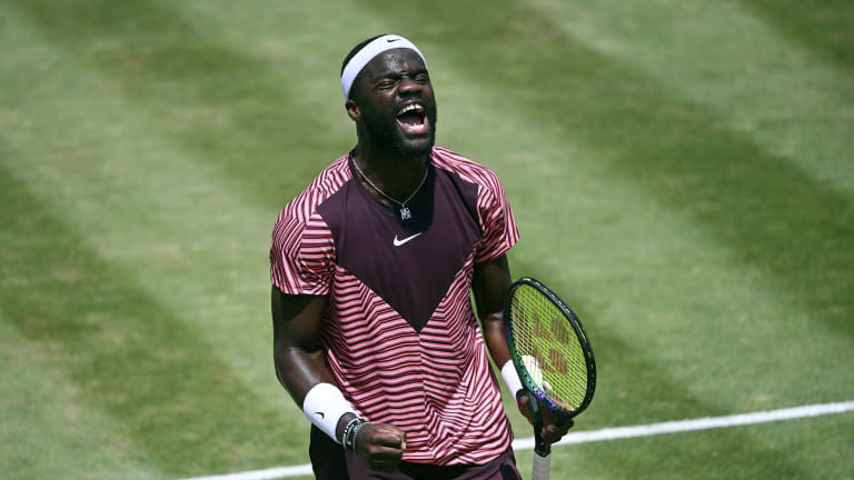 At the BOSS Open in Stuttgart, No. 12-ranked Frances Tiafoe has reached his first grass-court singles final.