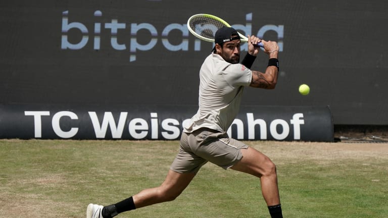 Matteo Berrettini is a former Wimbledon finalist and has shown encouraging signs in his return from injury.