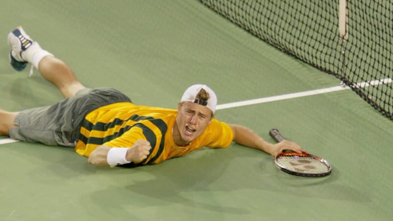 During a decorated career donning the green and gold, Hewitt helped his nation clinch two Davis Cup crowns. He's served as captain since 2016.