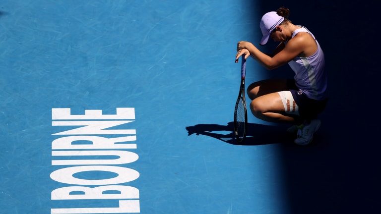 Muchova serves up Barty stunner for first Australian Open semifinal