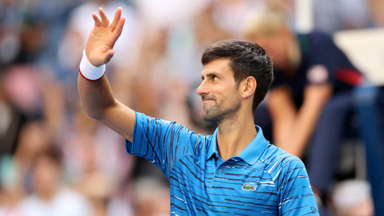Djokovic kicks off US Open title defense with win over Carballes Baena