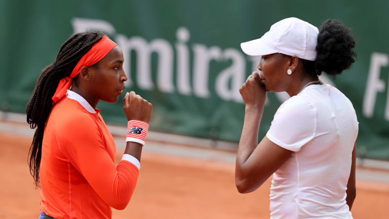 In their afternoon together in Paris, Venus and Coco let us see different eras of American, and African-American, tennis history come together in real time.