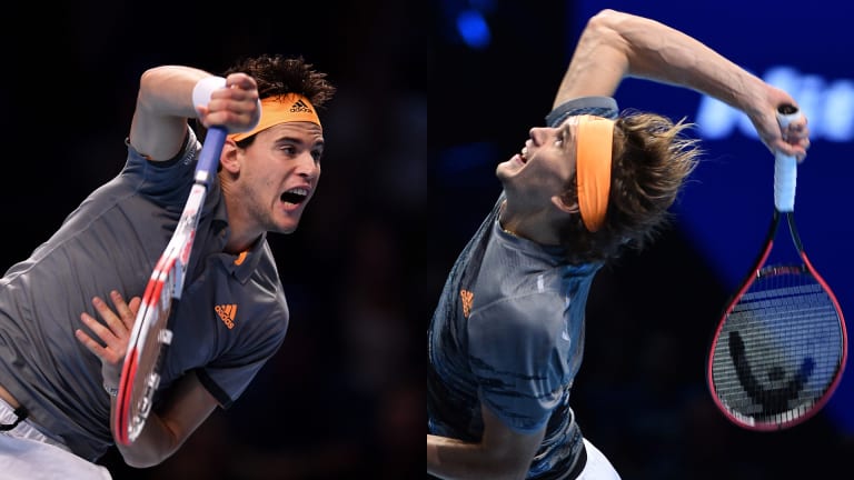 ATP Finals Preview: Dominic Thiem vs. Alexander Zverev in semifinals