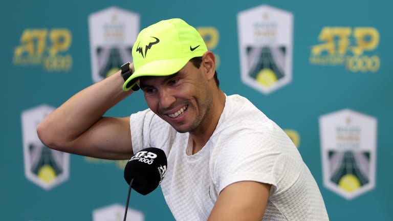 Rafa was rather revealing during his pre-tournament press conference in Paris.