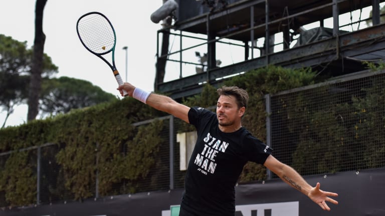 BTS with Wawrinka in Rome - 2