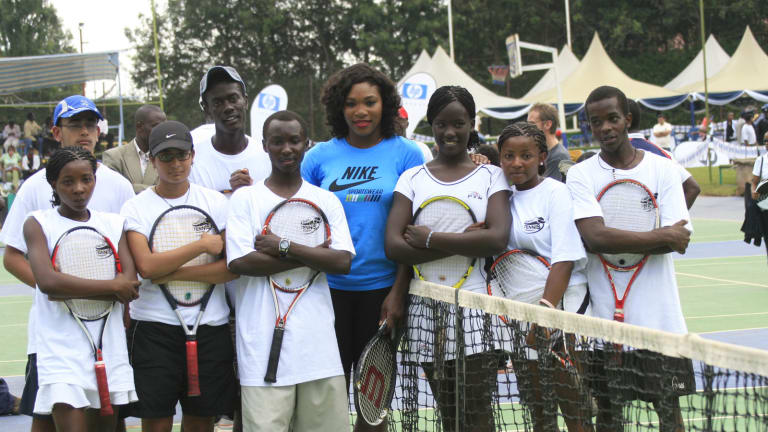 "Serena proved once again what an incredible inspiration she is both on and off the court," says the Helping Hands Jamaica Foundation.
