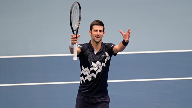 Top 5 Photos 10:27: 
Djokovic wins first 
match in Vienna