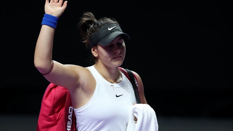 Andreescu revisits 
2019 peak, gets in 
comeback character