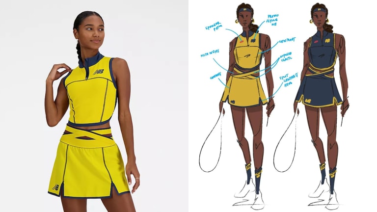 Gauff's matching on-court outfit comes in two colorways.