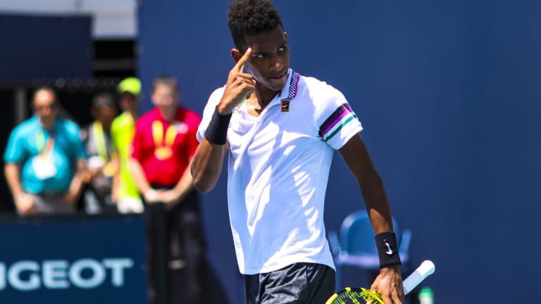 Auger-Aliassime reaches his first Masters 1000 quarterfinal in Miami