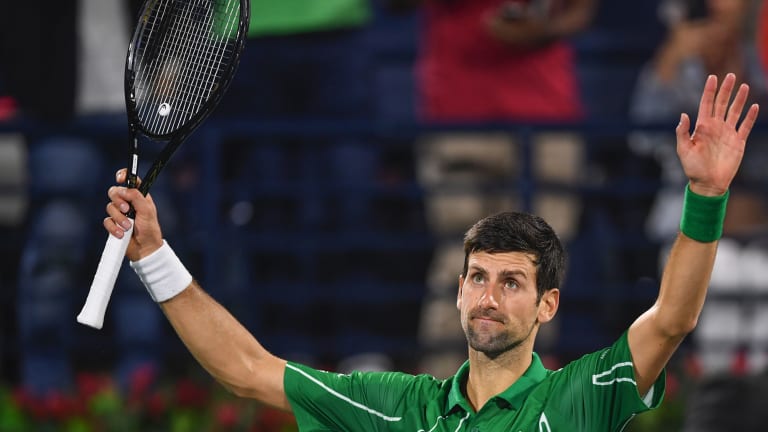 Top 5 photos 2/26:
Monfils, Djokovic 
dominate in Dubai
