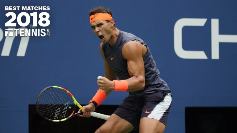 Top 10 of '18, No. 2: Nadal finishes off Thiem in US Open quarterfinal