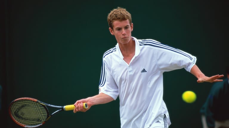Murray during his junior days at SW19.
