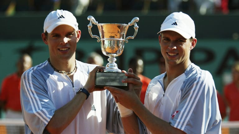 The Bryan brothers broke the dam with their long-awaited first major title at Roland Garros in 2003.