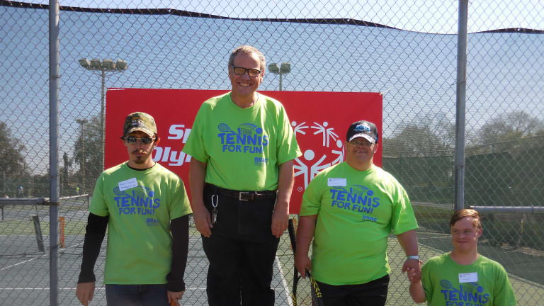 Tennis for Fun helps
players with special
needs