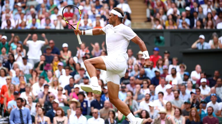 Top 5 Photos, July 4: Rafa's 50th Wimbledon win; Serena battles back