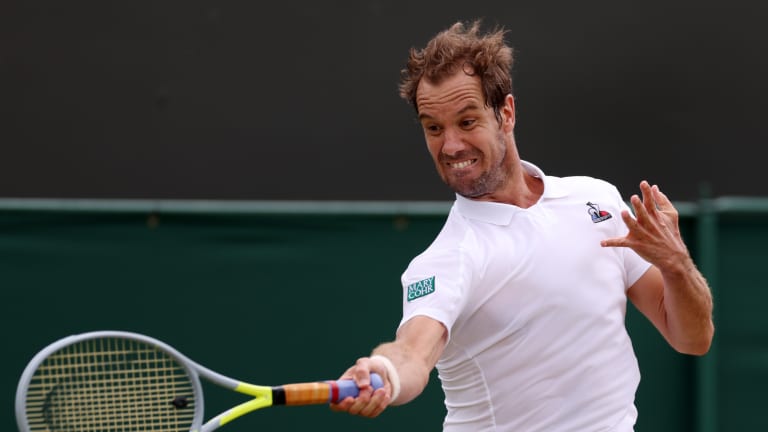 Richard Gasquet's ball-striking has been effective on all surfaces, but especially on grass.