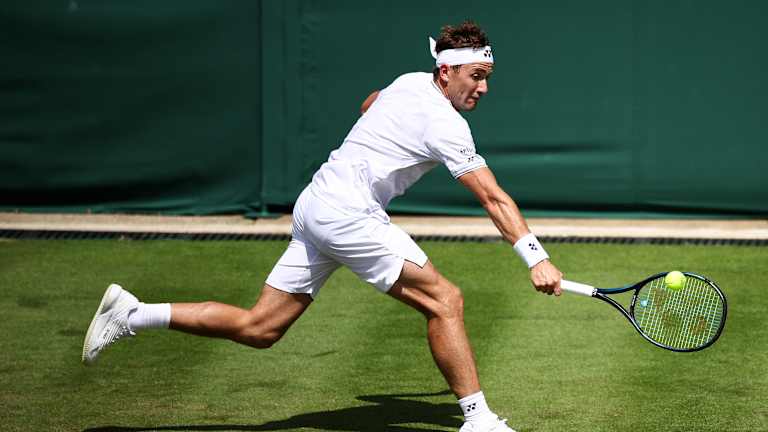 Ruud is bidding to reach the third round for the first time at the AELTC.