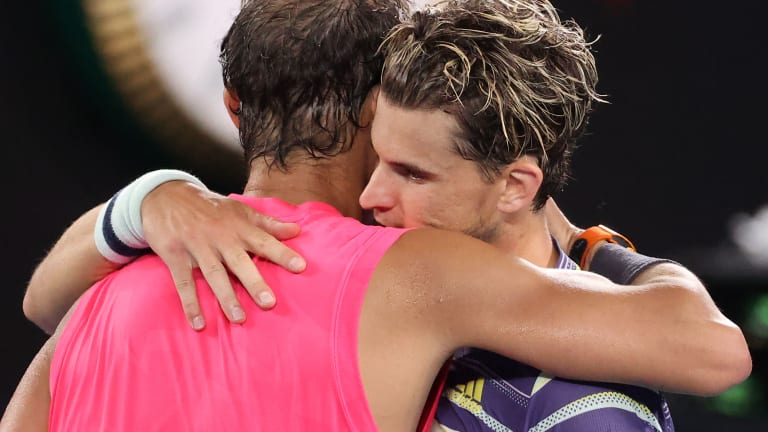 Raw, Dirty, Sweaty: Thiem outguns Nadal to make first semis Down Under