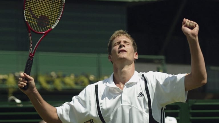 Men who made the 
most of their debut 
at Wimbledon