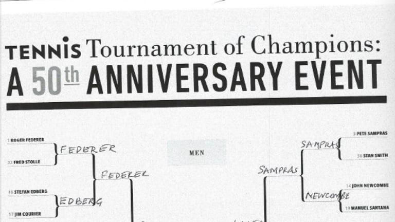 TENNIS Magazine's Tournament of Champions: Virginia Wade's Brackets