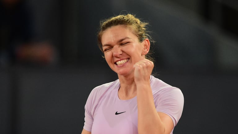 Halep had been sidelined since March after suffering a leg injury at Indian Wells.