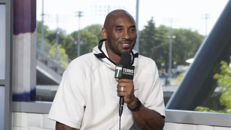 Just months before his untimely passing, Kobe Bryant visited Tennis Channel's US Open set to discuss his venture into children's sports literature, "Legacy and the Queen."