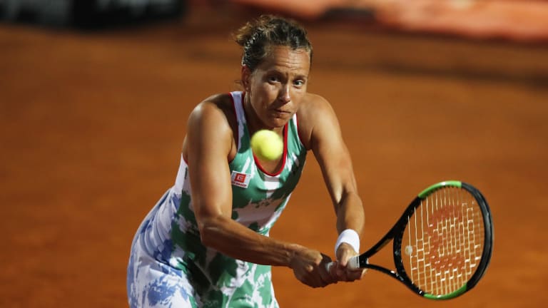 Strycova, who will next face ninth-seeded Maria Sakkari, is planning to retire after this year's U.S. Open.