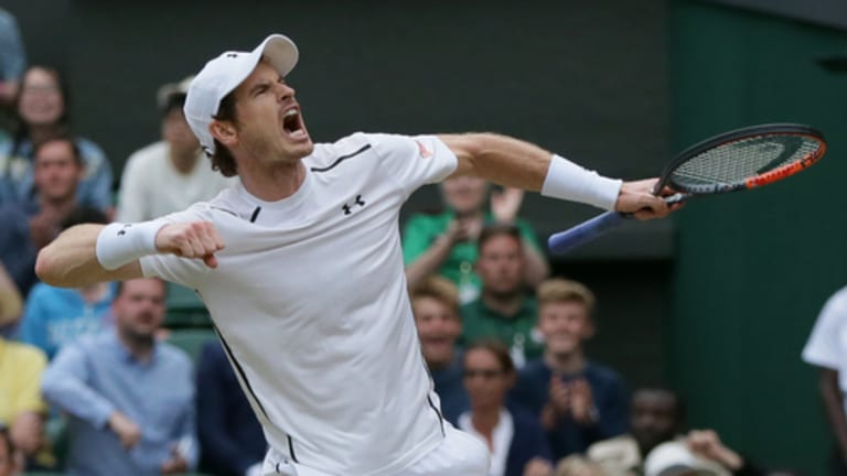 Murray fights his way into Wimbledon semis after nearly squandering two-set lead