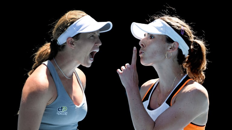 Collins and Cornet, who will tangle in the quartefinals, have never been shy to let their emotions show.