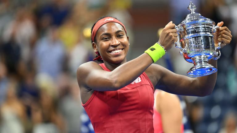 After winning her first WTA 500 and WTA 1000 titles in the lead-up season, Coco one-upped herself again by going all the way to her first Grand Slam title at the US Open last year.