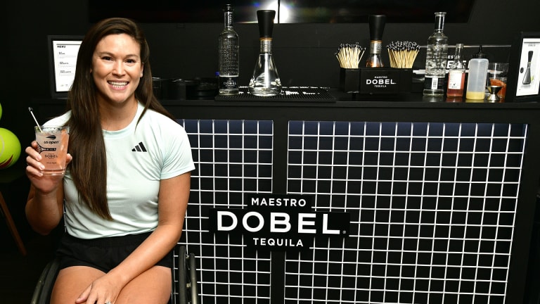"I think it's groundbreaking," Mathewson says of her new partnership with Maestro Dobel Tequila. "It sets the tone for other brands to not just ‘accept’ athletes like myself, but to celebrate athletes like myself."