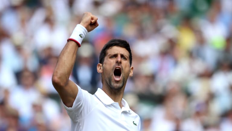 Novak Djokovic reaches sixth Wimbledon final; will face Roger Federer